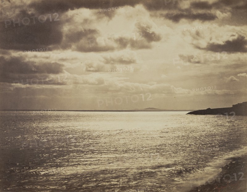 Mediterranean Sea, Sète, No. 18; Gustave Le Gray, French, 1820 - 1884, Sète, France; 1857; Albumen silver print