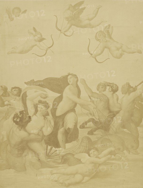 Reproduction of Galatea by Raphaël; Charles Marville, French, 1813 - 1879, Paris, France; 1860 - 1869; Albumen silver print