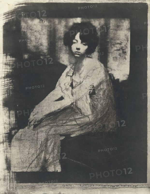 Seated Woman; Gertrude Käsebier, American, 1852 - 1934, New York, New York, United States; 1901 - 1903; Gum bichromate print