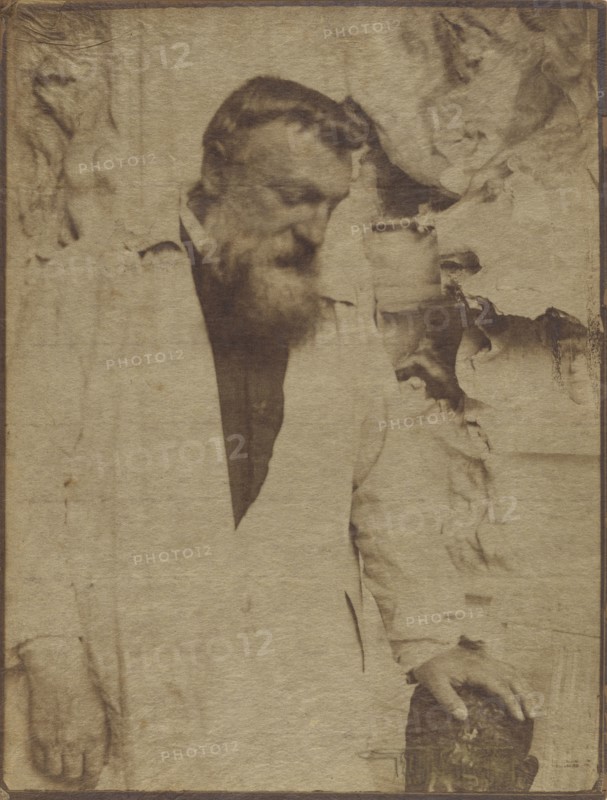 Auguste Rodin; Gertrude Käsebier, American, 1852 - 1934, Paris, France; 1905; Platinum print; 33.8 x 25.6 cm