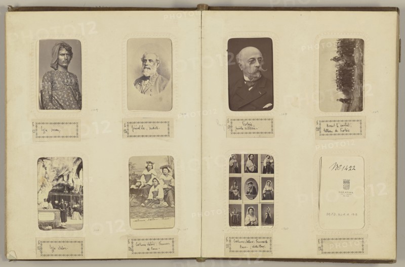 Catholic Royalist Album of cartes-de-visite; C. Basset, French, active Rouen, France 1860s - 1870s, A. Billard French, active