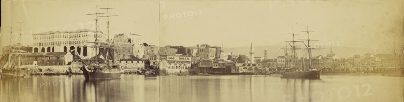 Porte de la Canee; Attributed to William J. Stillman, American, 1828 - 1901, 1860 - 1869; Albumen silver print