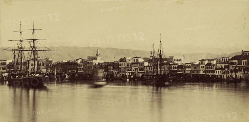 Porte de la Canee; Attributed to William J. Stillman, American, 1828 - 1901, 1860 - 1869; Albumen silver print