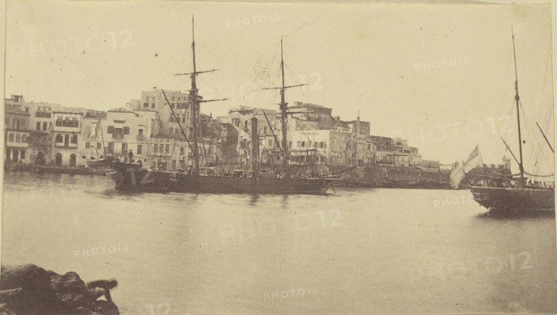 Salamandre a la Canee; Attributed to Baron Paul des Granges, French ?, active Greece 1860s, 1860 - 1869; Albumen silver print