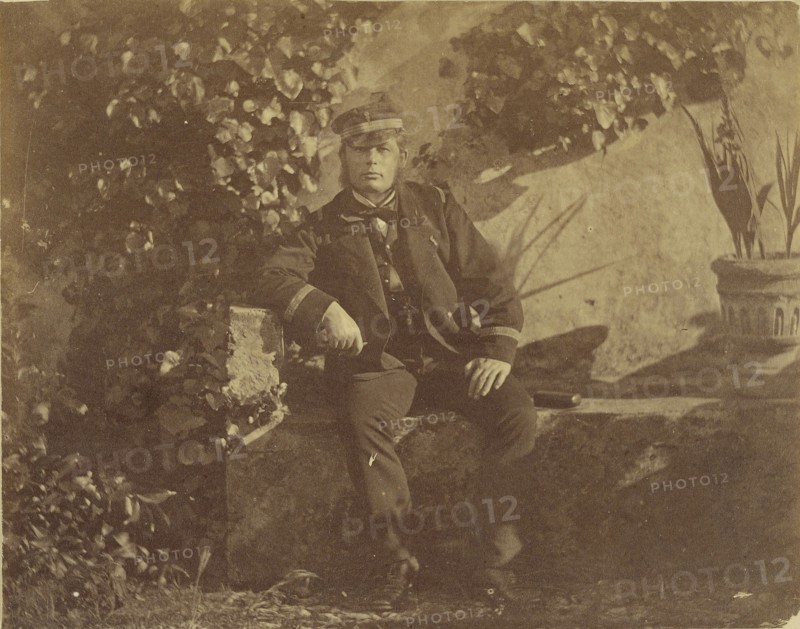 Portrait of a man; Attributed to William J. Stillman, American, 1828 - 1901, 1860 - 1869; Albumen silver print