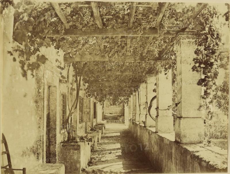 Hagia Triada - Cloitre; Attributed to William J. Stillman, American, 1828 - 1901, 1860 - 1869; Albumen silver print