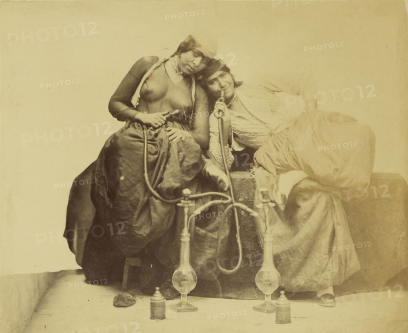 Almees du Caire; Attributed to Baron Paul des Granges, French ?, active Greece 1860s, 1860 - 1869; Albumen silver print