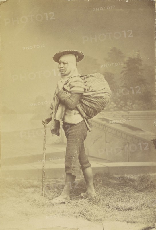 Portrait of a South American Indian; 1870s; Albumen silver print