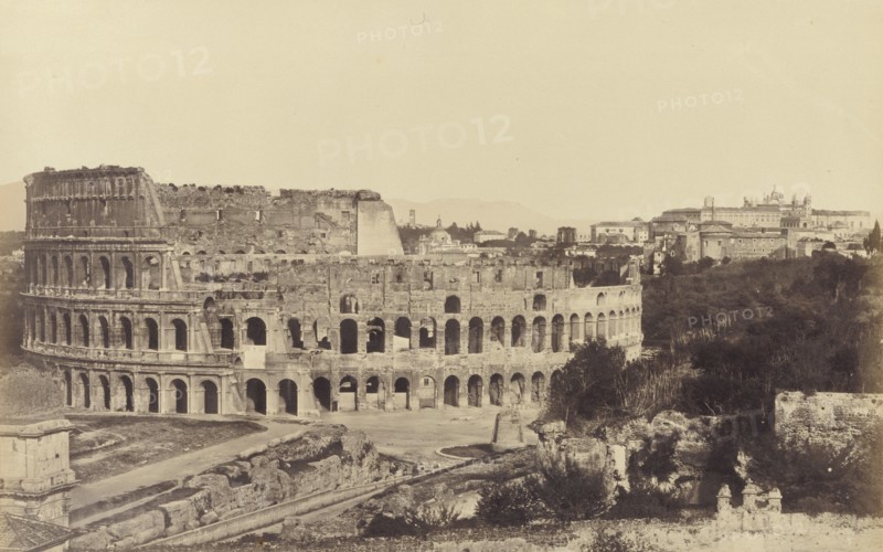 The Colosseum, Rome; Robert Macpherson, Scottish, 1811 - 1872, 1850s; Albumen silver print