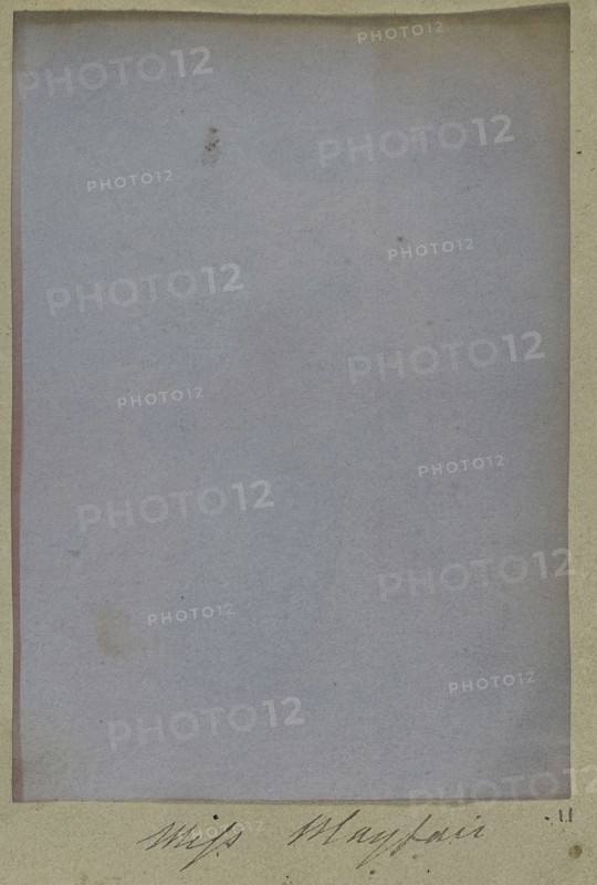 Unrecognizable image; British; n.d; Salted paper print from a Calotype negative; 9.5 × 6.7 cm 3 3,4 × 2 5,8 in