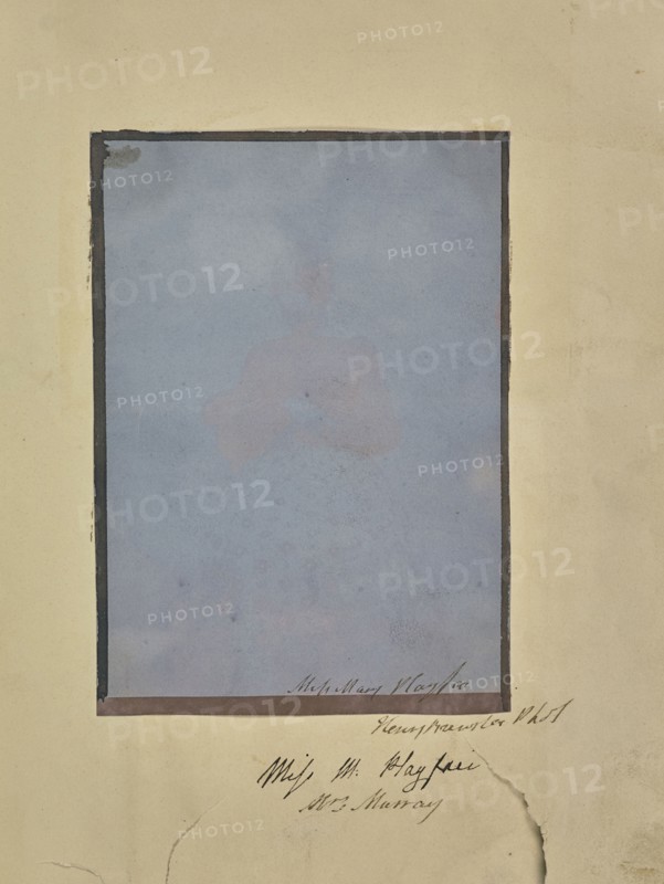 Miss Mary Playfair; Capt. Henry Craigie Brewster, British, 1816 - 1905, active 1840s, 1842; Salted paper print from a Calotype