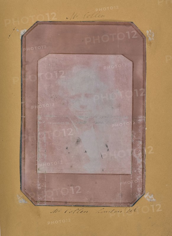 Bust length portrait of a man, possibly Sir David Brewster; Henry Collen, English, 1797 - 1879, about 1843; Salted paper print