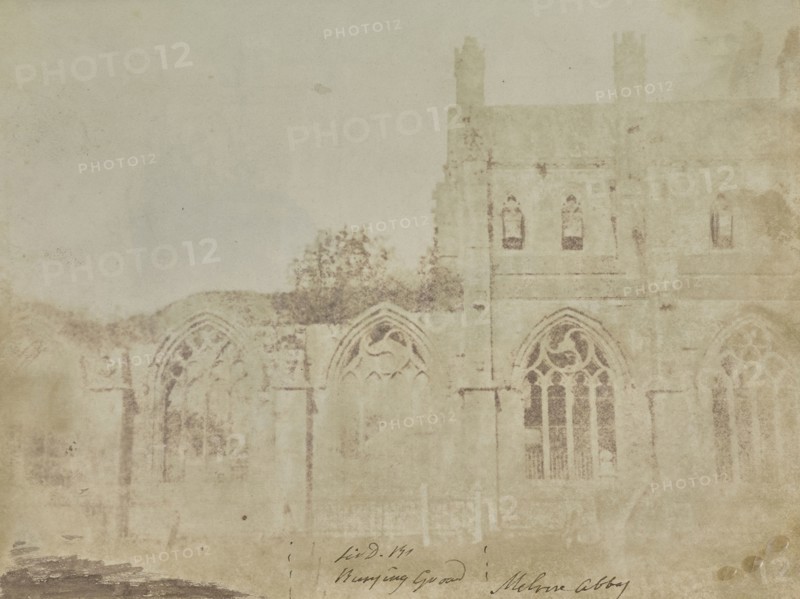 Melrose Abbey; William Henry Fox Talbot, English, 1800 - 1877, October 1844; Salted paper print from a Calotype negative
