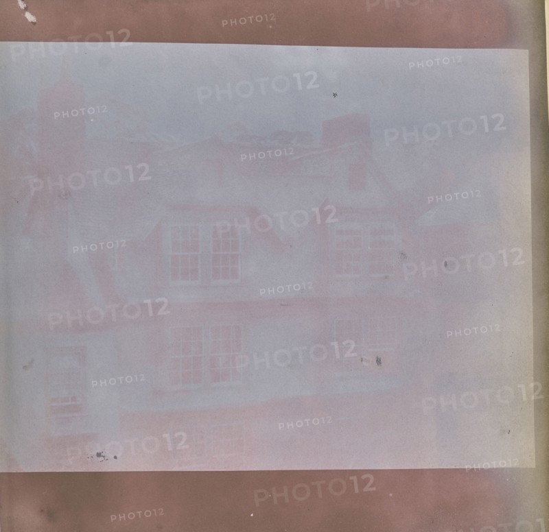 Oxford, Opposite the Angel Inn; William Henry Fox Talbot, English, 1800 - 1877, probably 1840–1841; Salted paper print