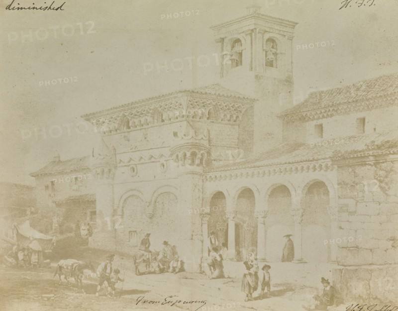 Diminished Copy of an Engraving of a  Moorish  Church; William Henry Fox Talbot, English, 1800 - 1877, 1845 - 1846; Salted
