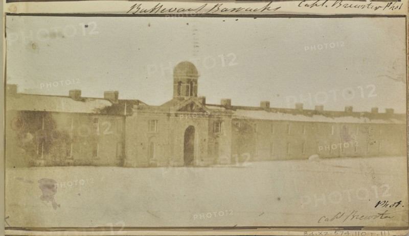 Buttevant Barracks; Capt. Henry Craigie Brewster, British, 1816 - 1905, active 1840s, about 1843; Salted paper print from a