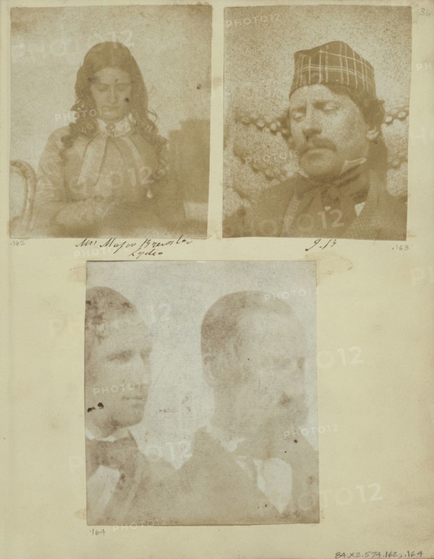 Mrs. David Brewster; British; 1856; Salted paper print from a Calotype negative; 9.4 x 7.9 cm 3 11,16 x 3 1,8 in