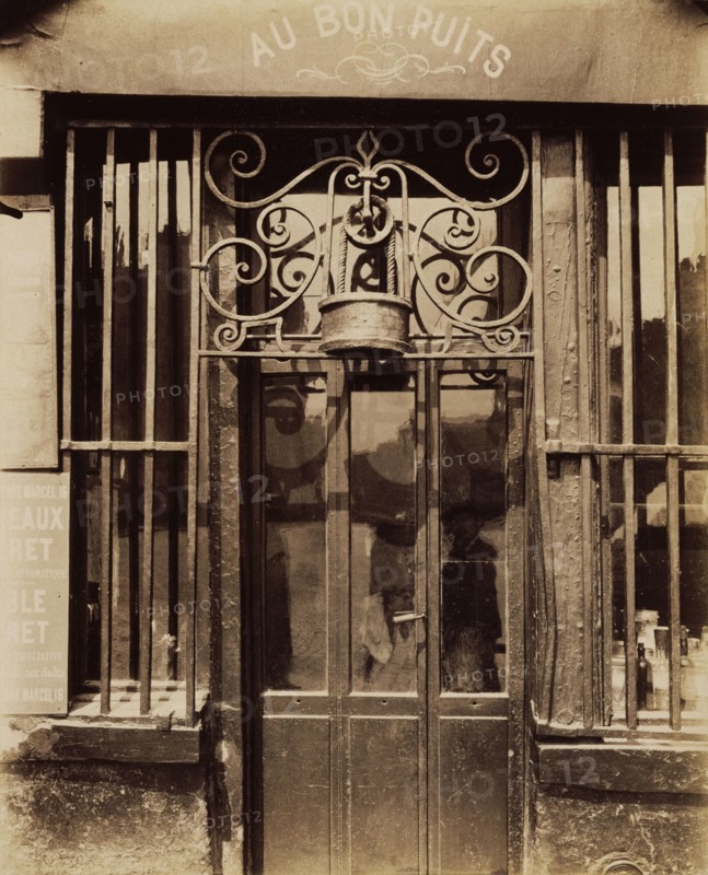 Shop Front, rue Michel-Le-Comte; Eugène Atget, French, 1857 - 1927, Paris, France; 1901; Albumen silver print