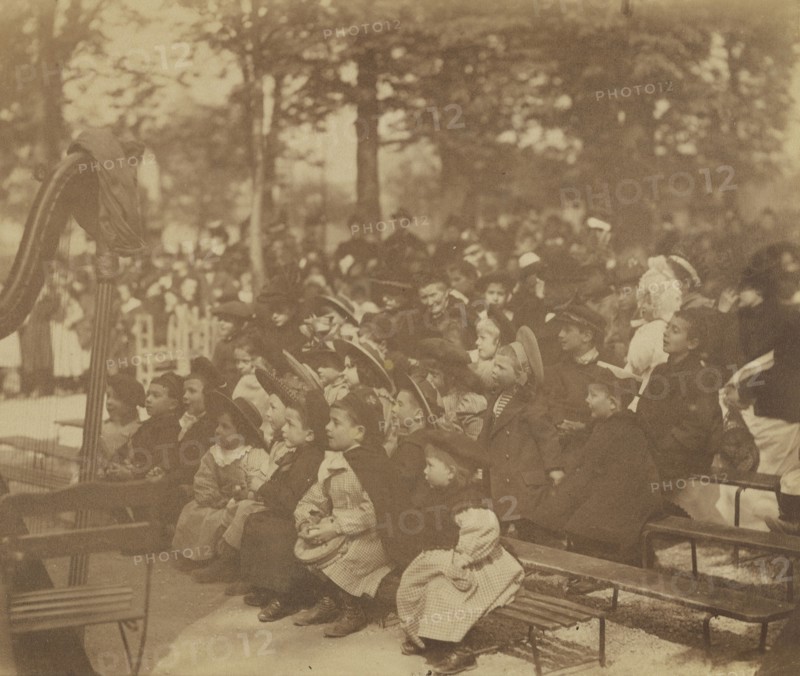 Guignol, Jardin du Luxembourg; Eugène Atget, French, 1857 - 1927, Paris, France; 1898; Albumen silver print