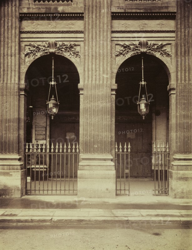 Royal Palace; Eugène Atget, French, 1857 - 1927, Paris, France; 1904 - 1905; Albumen silver print