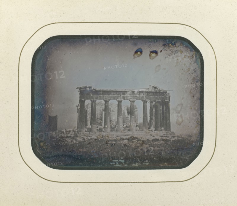 The Parthenon; Philippos Margaritis, Greek, 1810 - 1892, and Philibert Perraud, French, born 1815, about 1847; Daguerreotype