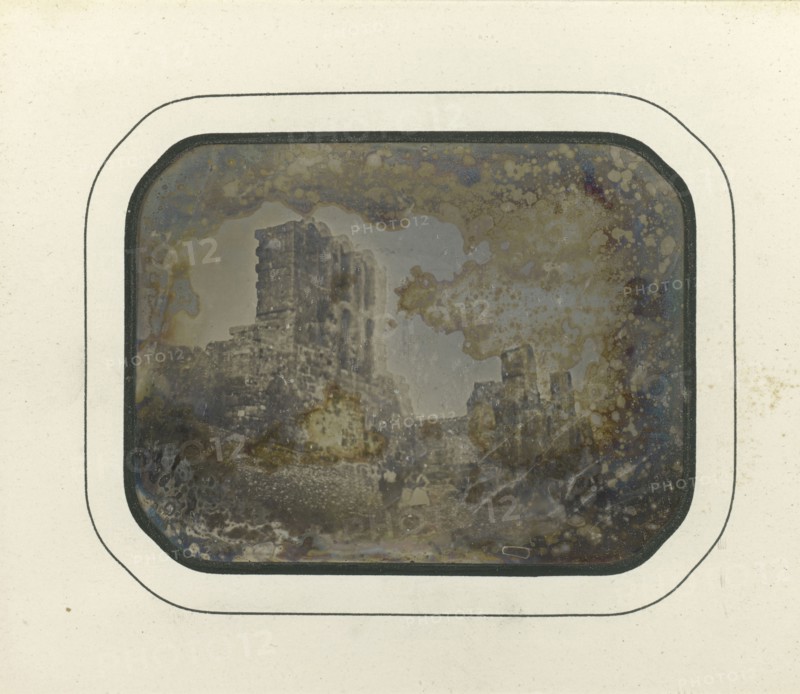The Odeion of Herodes Atticus; Philippos Margaritis, Greek, 1810 - 1892, and Philibert Perraud, French, born 1815, about 1847