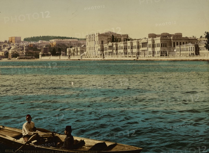 Constantinople. Palais Dolma - Bagtché; P.Z., Swiss, active 1880s - 1898, about 1880; Photochrom