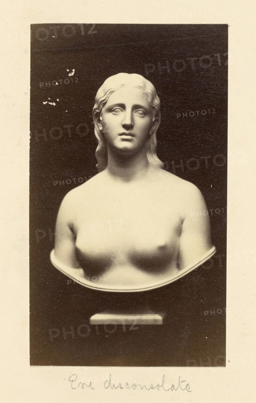 Sculptural Female Bust; British; 1870s - 1880s; Print