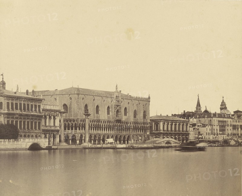 Doge's Palace, Venice; Italian; Venice, Italy; about 1865 - 1879; Albumen silver print