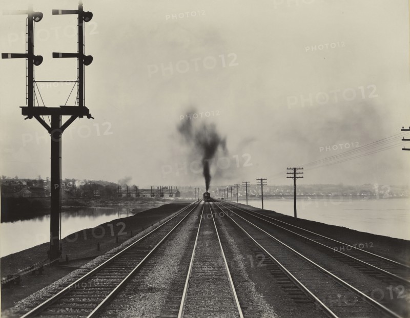 New Main Line at Duncannon; William H. Rau, American, 1855 - 1920, about 1890 - 1900; Gelatin silver print; 44 x 54.6 cm