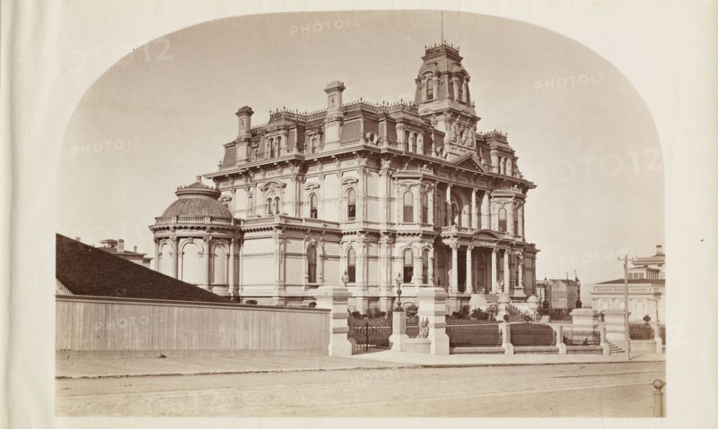 Residence of Chas. Crocker; Carleton Watkins, American, 1829 - 1916, negative 1873 - 1880; print 1879 - 1885; Albumen silver