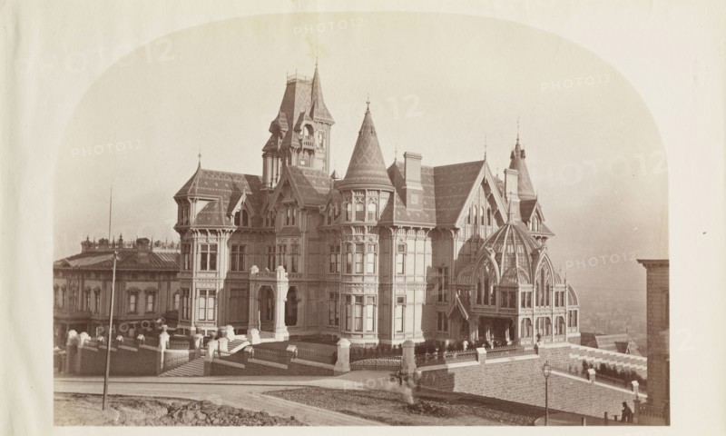 Residence of Mrs. Hopkins S.F; Carleton Watkins, American, 1829 - 1916, negative 1873 - 1880; print 1879 - 1885; Albumen silver