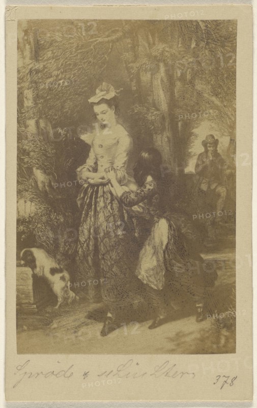 Lyrade & Lin Lhars, ?, copy of a painting; about 1865; Albumen silver print
