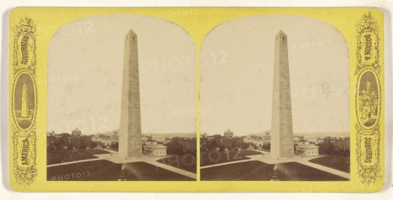 Bunker Hill Monument; American; about 1870 - 1880; Albumen silver print