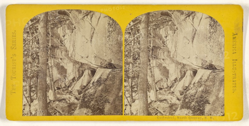 Cathedral, North Conway, N.H; American; about 1870 - 1875; Albumen silver print