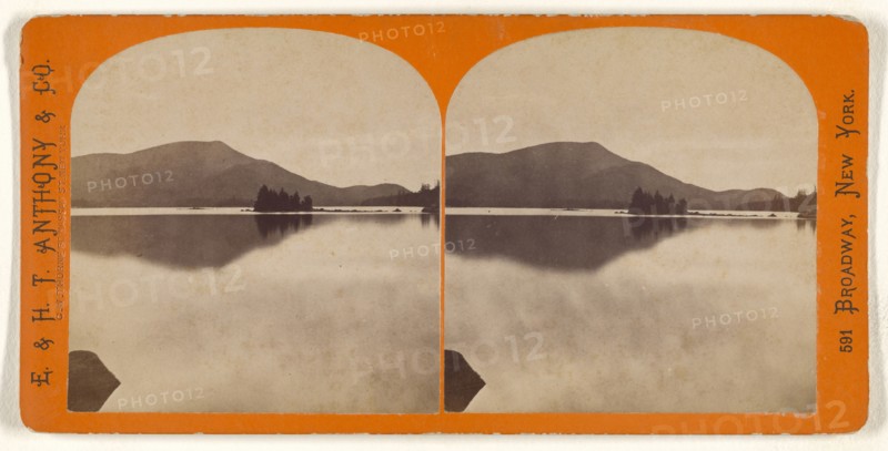 Gems of the Adirondacks. Blue Mountains; George W. Thorne, American, active 1860s - 1870s, about 1869; Albumen silver print