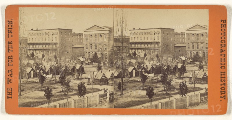 Front House and Masonic Hall, Marietta St., Atlanta; Edward and Henry T. Anthony & Co., American, 1862 - 1902, about 1861