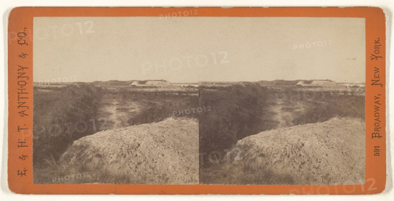 View of Fort Saunders, Knoxville, Tenn; Edward and Henry T. Anthony & Co., American, 1862 - 1902, about 1862 - 1865; Albumen