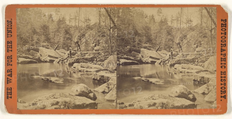 View on the top of Lookout Mountain, below Lulu Lake, Tenn; Edward and Henry T. Anthony & Co., American, 1862 - 1902