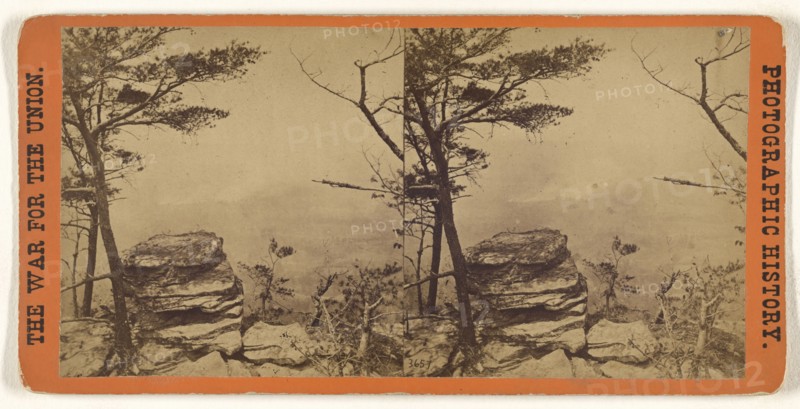 Lookout Valley, from the top of the Mountain, Tenn; Edward and Henry T. Anthony & Co., American, 1862 - 1902, about 1864 - 1865