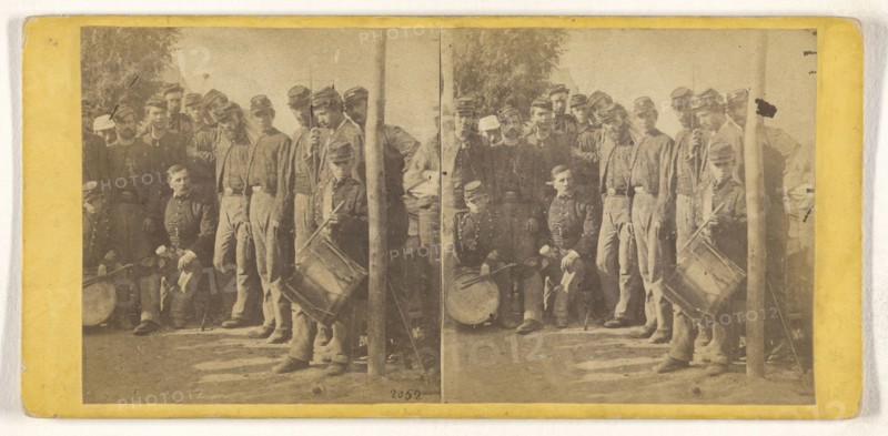 Gen. Thomas Francis Meagher, surrounded by a portion of his command. Army of the Potomac; Edward and Henry T. Anthony & Co.