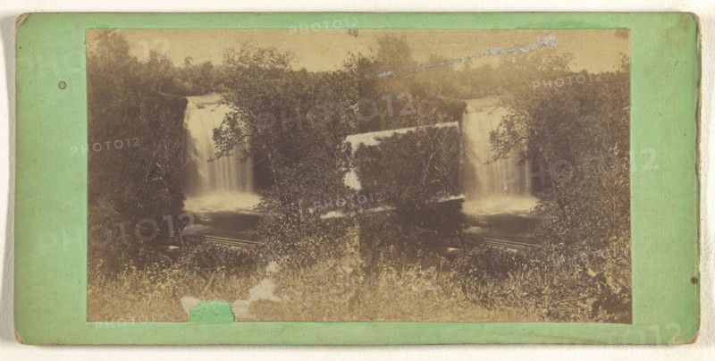 Minne ha ha  Laughing Water; B. F. Upton, American, born 1818, active Minneapolis and St. Anthony, Minnesota, Bath, Maine