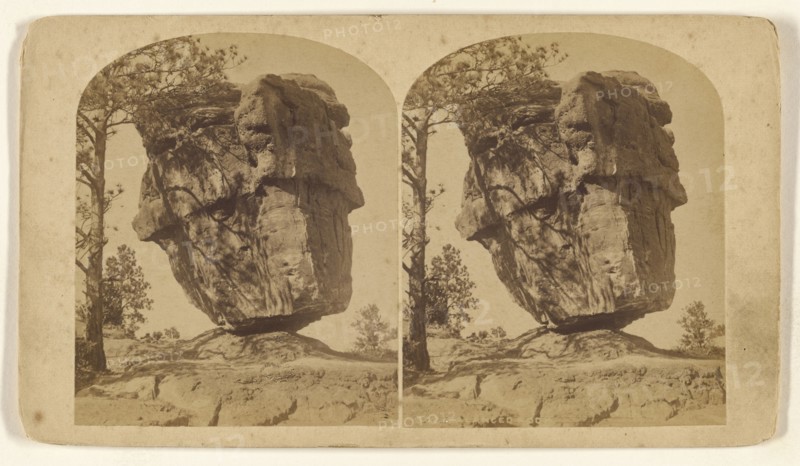 Balanced Rock; William Henry Jackson & Co; 1880 - 1890; Albumen silver print