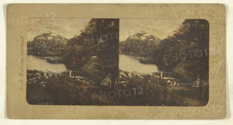 Loch Katrine, Scotland; Attributed to London Stereoscopic Company, active 1854 - 1890, about 1855; Photolithograph, colored