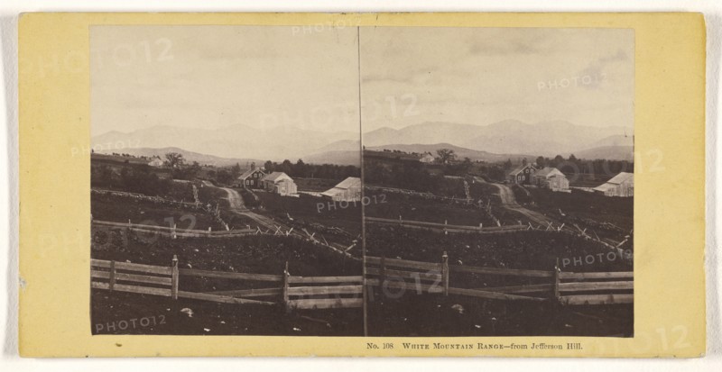 White Mountain Range - from Jefferson Hill; John P. Soule, American, 1827 - 1904, 1861 - 1862; Albumen silver print