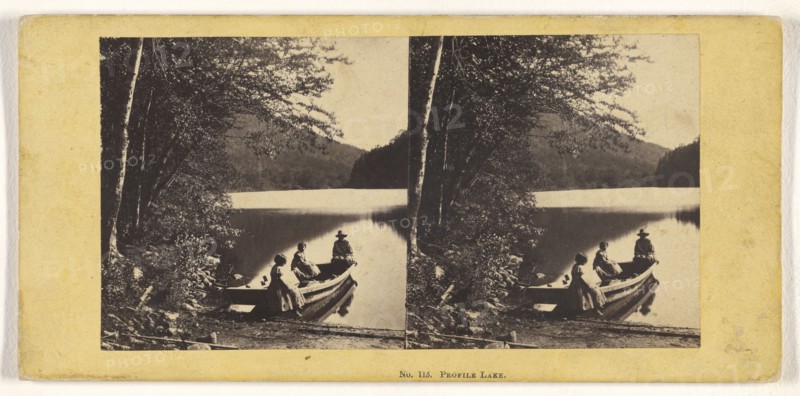Profile Lake; John P. Soule, American, 1827 - 1904, 1861 - 1862; Albumen silver print