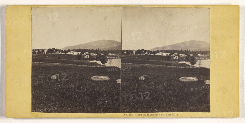 Centre Harbor and Red Hill; John P. Soule, American, 1827 - 1904, about 1861; Albumen silver print