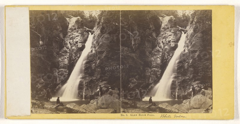 Glen Ellis Fall; John P. Soule, American, 1827 - 1904, about 1861; Albumen silver print