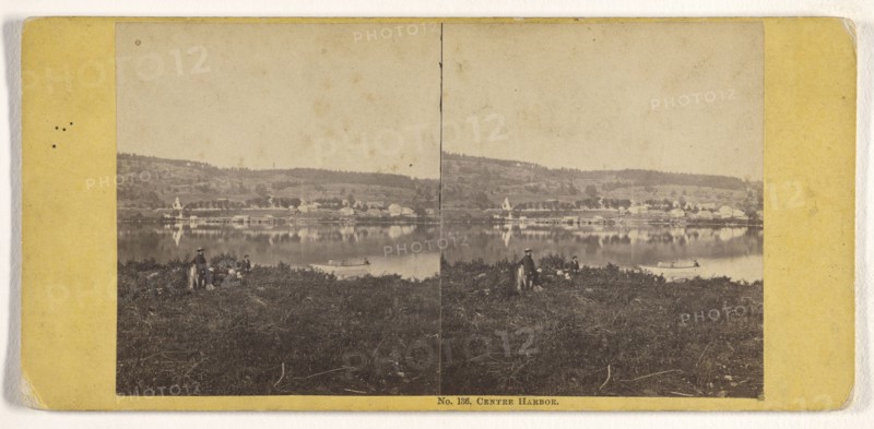 Centre Harbor; John P. Soule, American, 1827 - 1904, about 1861; Albumen silver print