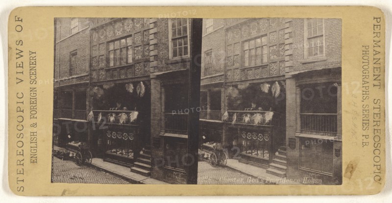 Chester, God's Providence House; British; 1880s; Collotype